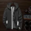 7xL sommar män jackor snabba torr hudrockar man hooded ultra-light windbreaker dragkedja vattentäta vindtäta män tunna kappa LM399 211105