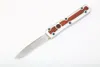 4 Styles 70UT Red Wood D2 Blade Double Action Tactical Pocket Folding Fixed Blade Knife Fishing Hunting Edc Survival Tool Knives