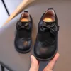 Bottes bébé fille chaussures en cuir fond souple enfant en bas âge arc princesse 2021 Style enfants petit E31