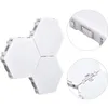 Wandlamp Fancy Lights Woonkamer Touch gevoelige magnetische LED Splicing Hex Light Modular Quantum Diy Decor Sconces