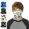 Kinderen Face Shield Beschermende Masker Bandana Designs Riding Magic Scarf Hoofdband Neck Gaiterer Turban Designer Masks CGY91