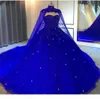 Arabic Dubai Red Plus Size Ball Gown Wedding Dresses With Wraps Sweetheart Lace Crystal Bead Robe De Mariee Wedding Gowns Custom8232966