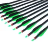 Archery Spine 500 Carbon Arrow 28"30" 31" Replaceable Arrowhead tips for Compound Bows Recurve Bow Hunting