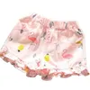 Pantalones cortos de niña bebé verano rayas casual P4614 210622