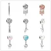 Memnon Jewelry 925 Sterling Silver Enchanted Heart Tassel Hanger Charm Spirituele Dreamcatcher Charms Balloon Bead Beads Fit armbanden DIY voor vrouwen 797034EN23