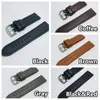 Bracelets de montre 5 couleurs bracelets de montre en cuir à l'huile 18/20/22/24mm pour femmes hommes bracelet universel général Durable