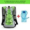 Utomhuspåsar Maraton Hydration Nylon Vest Running Backpack Trail Bag 2L Water Vandring Cycling Off-Road Pack Sport Fitness2661