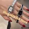 Famous brand boyfriend ceramic watch zircon Quartz wristwatch Female Premiere Clock Fashion Mini rectangle lady watches