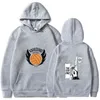 Haikyuu Hoodies Pullovers Мужчины Топы Тофетки Двухсторонние Длинные Рукава и Свободные Мужчины Y211118