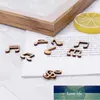 100st Laser Cut Wood Music Note Embellishment Wooden Shape Craft Bröllopsinredning