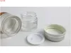 30 x 30g Mini Clear Cream Glass Jar Tom 1oz Kosmetisk Make up Provbehållare Emulsion Refillerbar Pot Silver Gold Lidgood