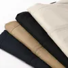 Erkek ceket moda ayakta duran yaka ceket katlar erkekler ince fit iş rahat erkek ceketler erkek giyim artı boyut M-5XL katı 211025