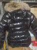 Women Wolf Fur Nylon Down Down Projektantka Lady ciepłe z kaptury przycisk Zamknięć zamek zamkiwane Przestrzenie Modna dziewczyna stojak na kołnierz podkładki płaszcz xs-3xl vaa1