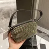 Glänzende Strass-Taschen, Designer-Taschen, glänzende Steine, Geldbörse, hochwertige schlichte Tasche, Diamant-Geldbörsen, Brusttasche, weiche Damen-Taschen, Handtaschen der Marke, große Tragetasche