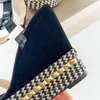 S Sandale Femme 100% en cuir Designer Summer Star Web Celebrity Plaw Rope Clame Clamp Calcome Held One Word Belt Shoe 20212256958