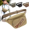 Canvas waist bag men mobile phone storage waistbags outdoor cycling climbing fanny packs casual chest package cross body pack 4 colocrs