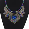 Pendentif Colliers 652F Chunky Bib Statement Torque Choker Bohême Africain Egypte Tribal