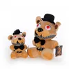 Plush Toys 15 cm 25 cm Pięć nocy w Freddy FNAf Dolls nadziewane zabawki Golden Freddy Fazbear Mangle Foxy Bear Bonnie Plush Sched A2346730