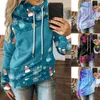 Women's Hoodies & Sweatshirts Activewear Stylish Christmas Patchwork Sweatshirt Lady Women Hoodie Turtleneck For Festival