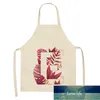 1 Pcs Creative Letters Pattern Kitchen Aprons for Woman Home Linen Sleeveless Apron Dinner Party Cooking Bibs Cleaning Tools Factory price expert design Quality