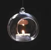 60 MM Hanging Tealight Holder Globi di vetro Terrario Portacandele da sposa Candeliere Vaso Home Hotel Bar Decorazione SN2758