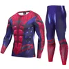 Compressão ternos esportivos masculinos secagem rápida correndo conjuntos de alta qualidade roupas jogger treinamento fitness tracksuits rashguard 220211