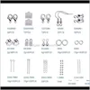 Andra komponenter släpp leverans 2021 hoppringar stift med förvaring box metall blandad stil hantverkskedja tillägg smycken fynd set örhänge