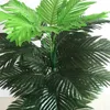 90 cm 39 Köpfe Tropische Pflanzen Große künstliche Palme Gefälschte Monstera Seide Palm Blätter Falsche Pflanze Blätter für Hausgarten Decor 210624