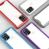 Klasa wojskowa Anti-Drop Clear Case Przezroczysty akrylowy TPU Osłona odporna na wstrząsy dla OnePlus 9 Pro Nord N10 N100 N200 5G LG Stylo 6 7 Velvet K22 K52 K92 K31 K51 K61 Harmony 4