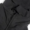 メンズジャケット秋冬ブラック貨物コートヒップホップメンズフード付きウインドブレーカーカジュアル戦術機能ストリートウェアのアウターウェアTechwear