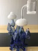 Set da fumo per gocce d'acqua, bong in vetro, narghilè dal design accattivante, sconti sui prezzi