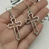 Crystal Cross Drop Серьги для мужчин Женщины Новые Модные Моды Ухо Ювелирные Изделия Pendientes Mujer Moda Оптом Spropshippig