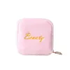 NewGirl Mini porte-monnaie Portable petit sac d'emballage de voyage cosmétique mode couleurs unies Style Preppy 836 B3