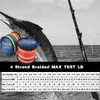 2022 NEW TOODA 1000M / 1094YDS 4 Strands Плетеная рыболовная линия Многоцветные Прочность Линия PE Японские оплетенные проволочные аксессуары