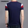 COODRONY Brand Short Sleeve T Shirt Men Streetwear Fashion Casual V-Neck T-Shirt Summer Tops Soft Cotton Tee Shirt Homme C5084S G1222