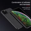 Casos de telefone celular para iPhone 11 Pro Max Carcaça Nillkin Textured Nylon Fibra Capa traseira
