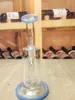 6.7 Inch Light Blue Hookah Water Pipe Mini Glass Tobacco Bong Beaker Base Bubbler 14mm Bowl