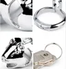 Male Cock Cage Stainless Steel Chastity Devices Bondage Belt BDSM Metal Sheep shape Penis Ring Stealth Lock Sex Toys Products
