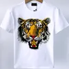 22SS 100% T-shirt bawełniany designerski dla męskich graffiti Casual Tees Summer Hip Hop Shate Board Tree TEE TEE Punk Print Women Tiger T Sy37V