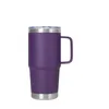 20oz tumbler vácuo de aço inoxidável de aço inoxidável Viagem de café caneca copo isolado com punho