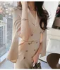 Kobiety Sukienka Summer Koreański Chic Elegancki Temperament Lapel Dwurzędowy Styl Styl Zegar Zegarowy Rękawy Vestidos z pasem 210506