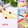 Ballpoint Pens 20pcs/box Novelty Mini Match Shape Pen Office School Stationery