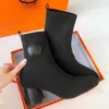 Italien Spring Autumn Fashion Volver Woman Ankle Boots Black Stick Botas Mujer Low Heels Soft Leather Womens Martin Booties Female Knight Boot