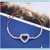 Link, kettingarmbanden sieradendesigners stijl armband: Koreaans liefde kristal met diamant, veelzijdige bruids sier vergulde armband bra22 drop de
