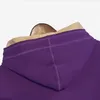 새로운 힙합 패션 망 풀오버 스웨트 팬 스티치 팜 쇼 편지 인쇄 까마귀 스웨터 느슨한 여성 남성 커플 플러스 벨벳 후드 스웨터 자켓 코트