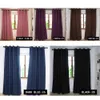 SLOW SOUL 14 Farben Alle 100 % Verdunkelungsvorhänge für das Schlafzimmer Wohnzimmer Kurzer Vorhang Outdoor-Drape Wasserdicht Weiß Schwarz 210712