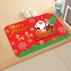 Paillasson décoratif de Noël Tapis de bain Tapis de bain Tapis d'extérieur Navidad Cadeau de Noël Nouvel An Ornements PHJK2109