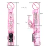 yutong kanin vibrator realistiska dildo penis vibrator klitoris stimulerar massager transparent roterande pärla kvinnlig naturleksak för 7418760