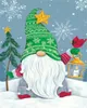 Wholesaleダイヤモンド絵画DIYフルラウンドドリルアートGnomesクリスマスアートと工芸品のための工芸品（12x16インチ）