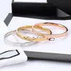 Love bracelet designer Bracelet bangle for men jewelry charm luxury christmas gift High quality factory wholesale trend party Stainless Steel Wedding